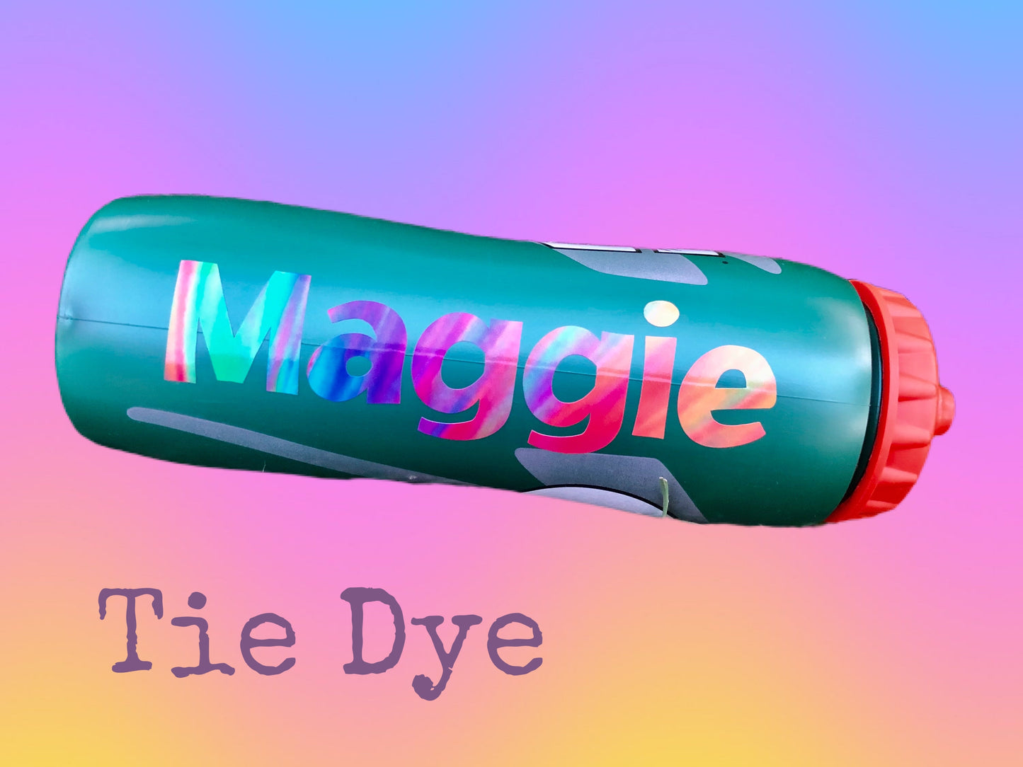Gatorade Personalized Sports Bottle 32 oz TIE DYE LETTERS