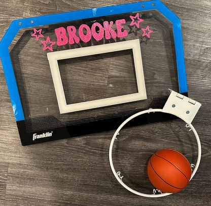 Over door basketball hoop and ball - custom