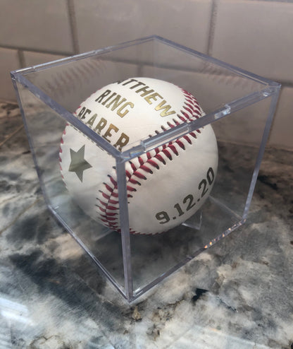 Ring Bearer Baseball Keepsake- wedding party gift