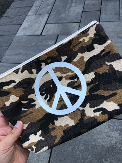 CAMO CANVAS personalized cosmetic bags