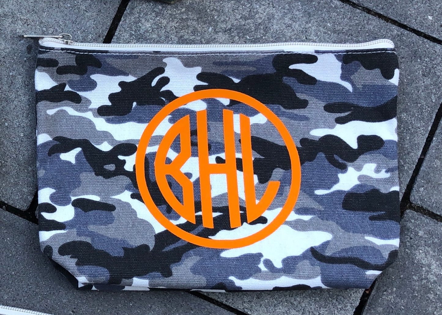 CAMO CANVAS personalized cosmetic bags