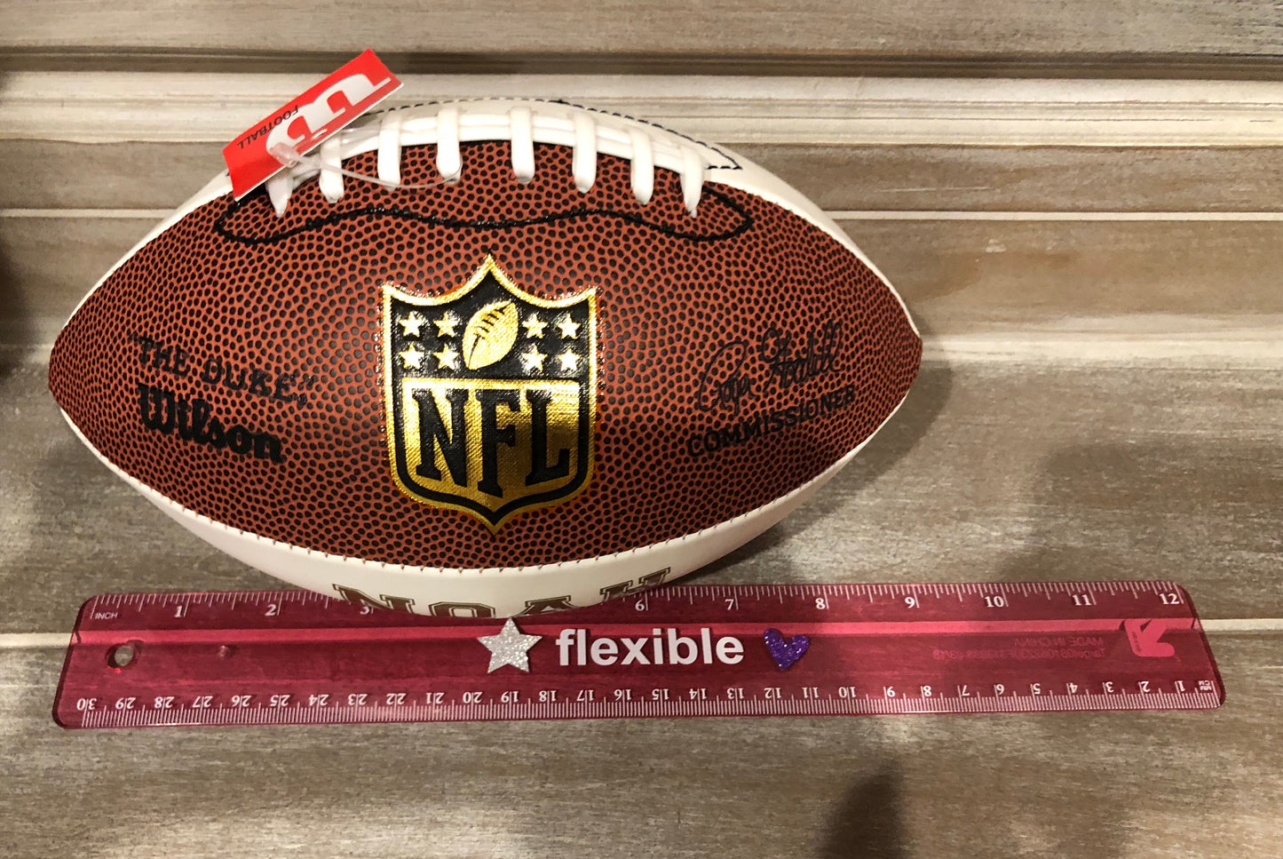 New Baby Gift Wilson Mini Football - custom details