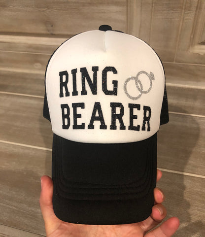 Kids trucker hats - wedding party