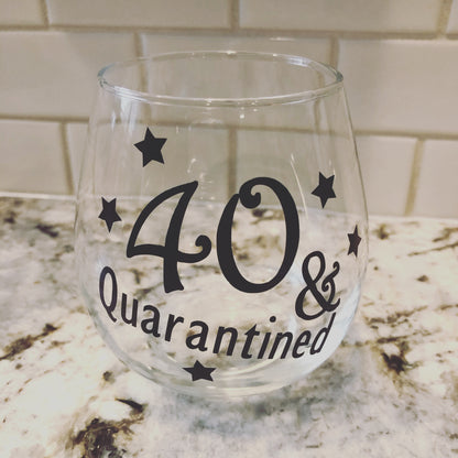 Stemless Wine glasses- custom