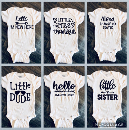 Custom Onesies -1 onesie