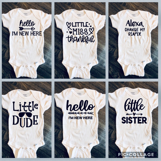 Custom Onesies -1 onesie