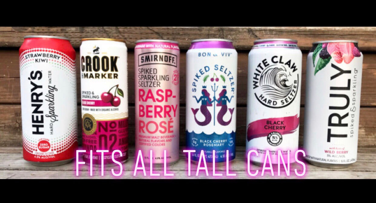 Slim Coozie -12 oz fits spiked seltzer cans - most all brands